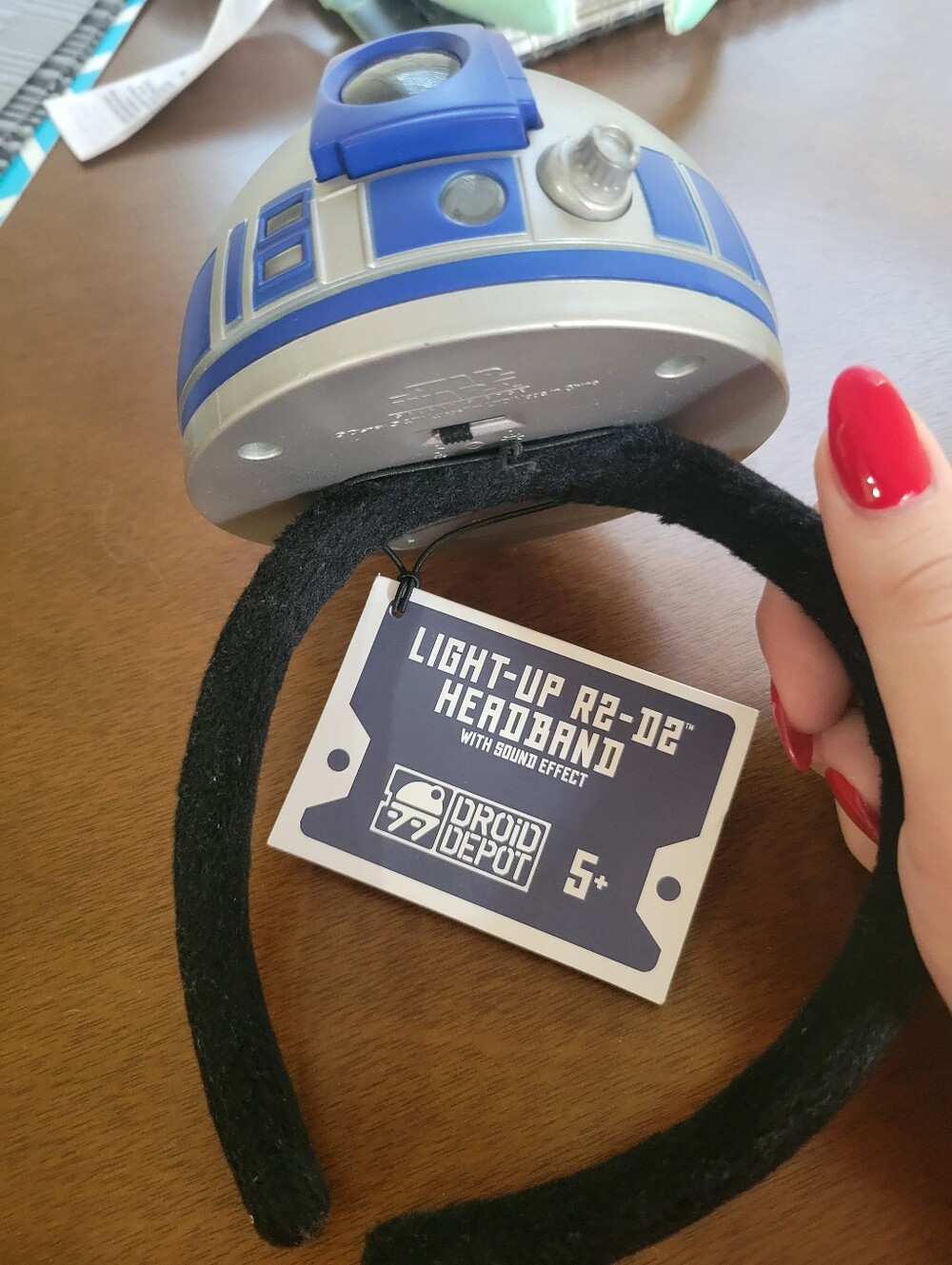 NEW Star Wars Light Up R2-D2 Headband Disney Ears